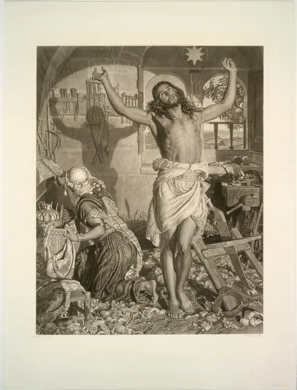 The Shadow of Death Wall Art by William Holman Hunt - High-Resolution Digital Print