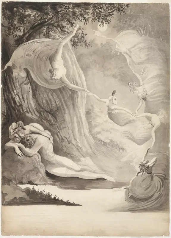 The Shepherd's Dream Wall Art by Lady Georgina North - High-Resolution Digital Print