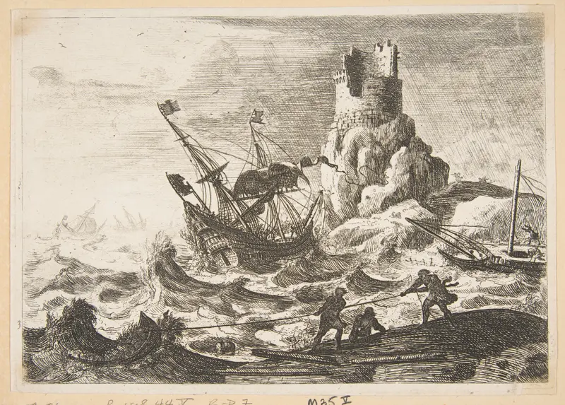The Shipwreck Wall Art by Claude Lorrain (Claude Gellée) - High-Resolution Digital Print