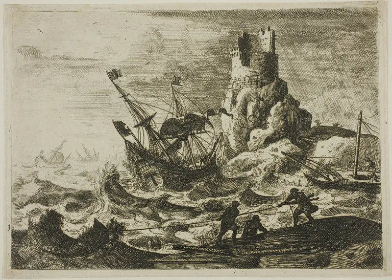 The Shipwreck Wall Art by Claude Lorrain - High-Resolution Digital Print