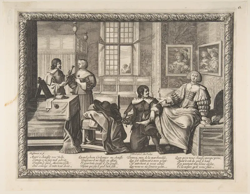 The Shoemaker Wall Art by Abraham Bosse - High-Resolution Digital Print