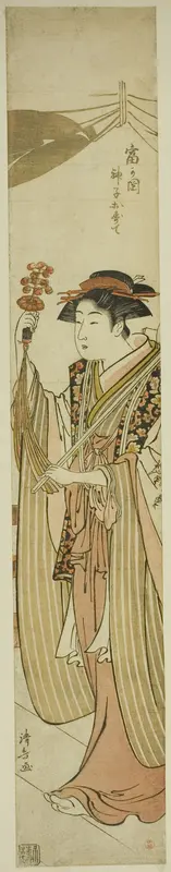 The Shrine Maiden Osute of the Tomigaoka Shrine (Tomigaoka miko Osute)