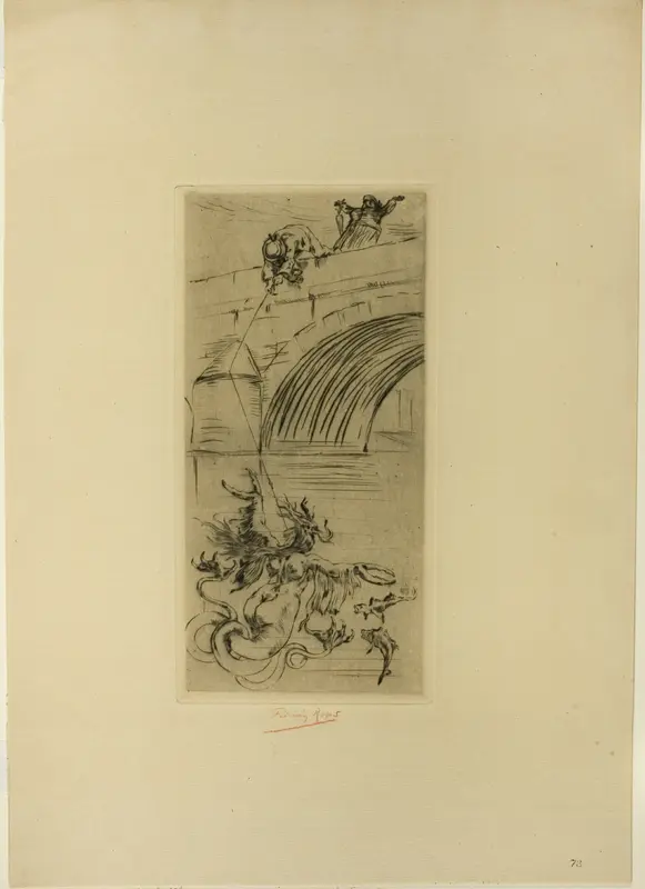 The Siren Wall Art by Félicien Rops - High-Resolution Digital Print