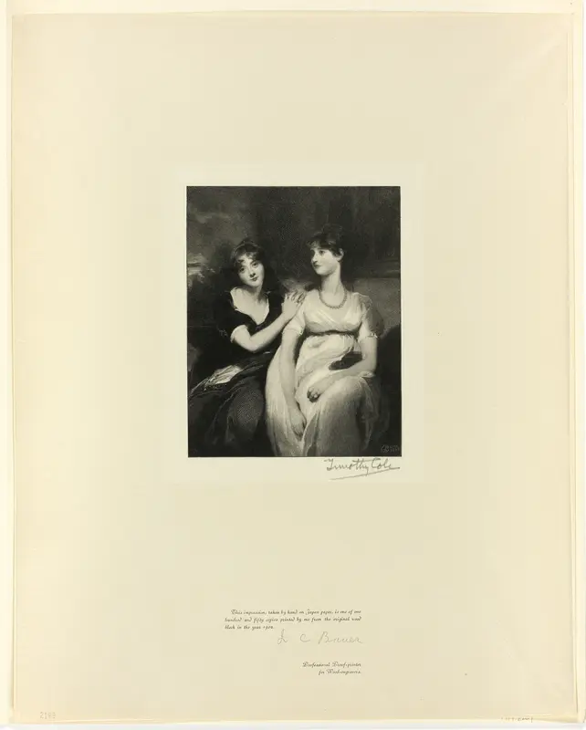 The Sisters, from Old English Masters