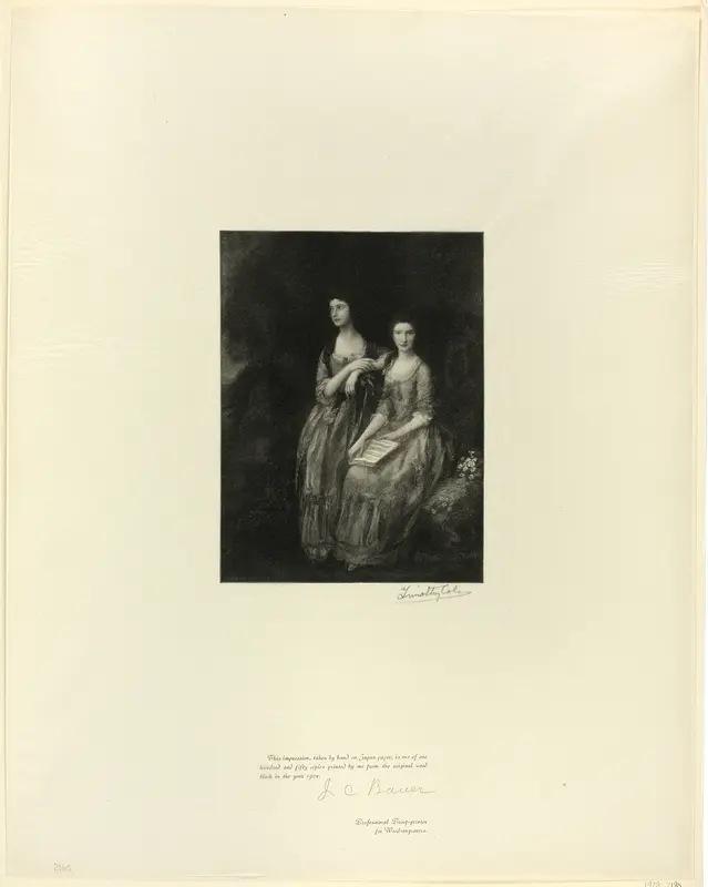 The Sisters: Mrs. Sheridan and Mrs. Tickell, from Old English Masters