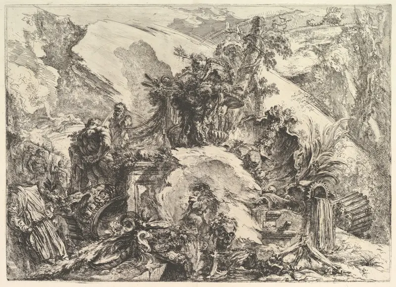 The Skeletons, from "Grotteschi" (Grotesques)