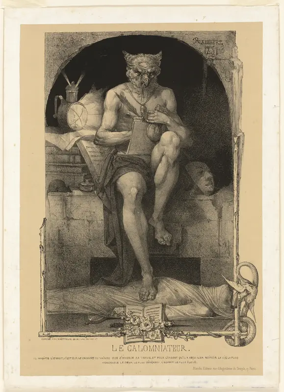 The Slanderer Wall Art by Charles Rambert - High-Resolution Digital Print