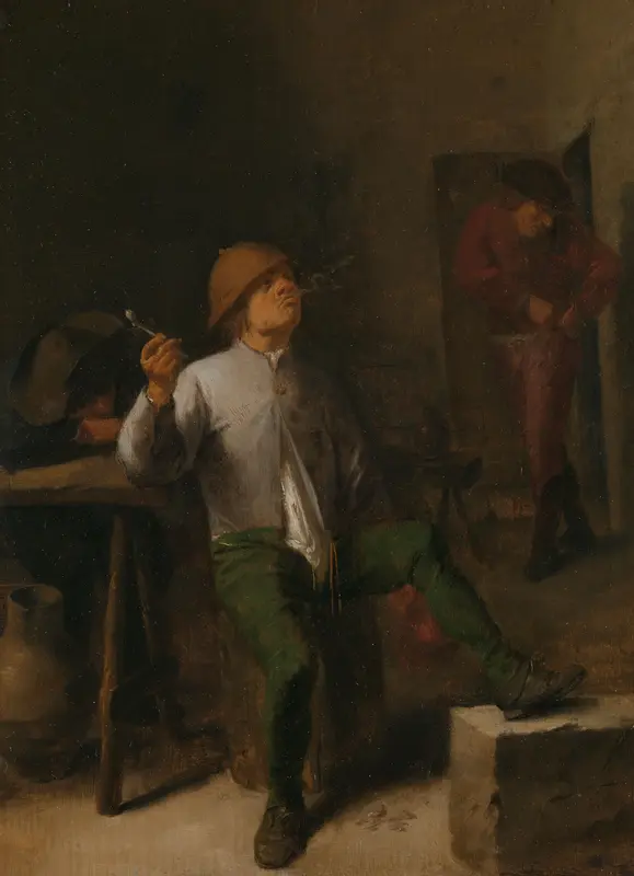 The Smoker Wall Art by Unknown - High-Resolution Digital Print