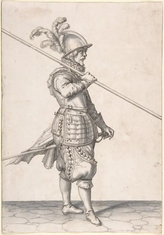 The Soldier Carrying His Pike at the Slope