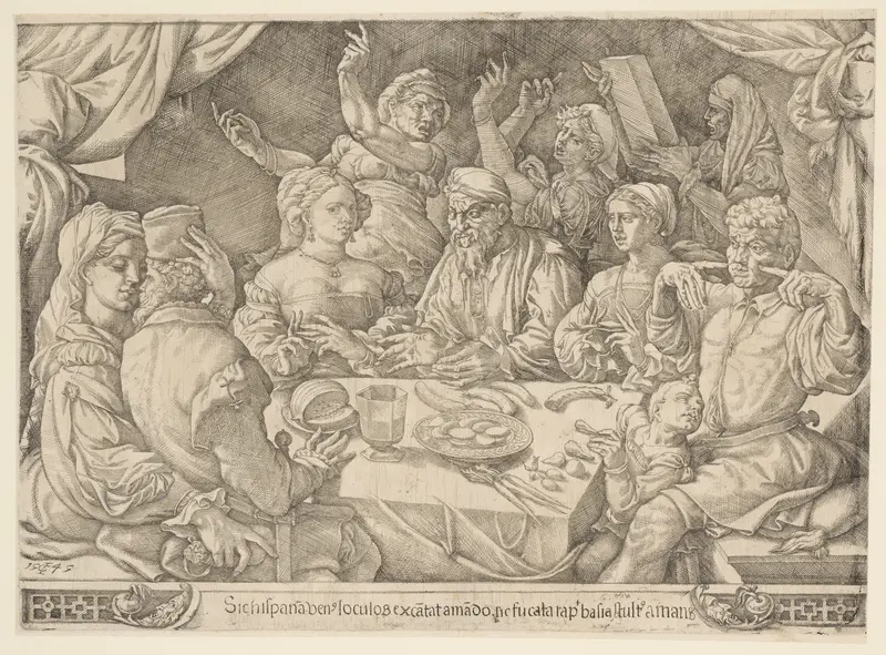 The Spanish Banquet Wall Art by Jan Cornelisz Vermeyen - High-Resolution Digital Print