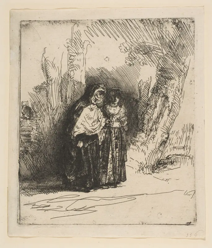 The Spanish Gypsy "Preciosa" Wall Art by Rembrandt (Rembrandt van Rijn) - High-Resolution Digital Print
