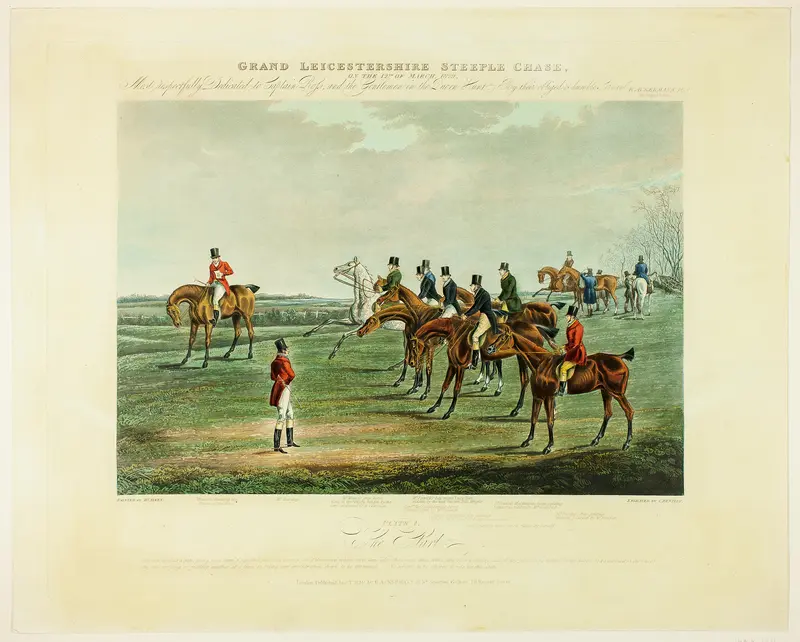 The Start, from The Grand Steeplechase over Leicestershire