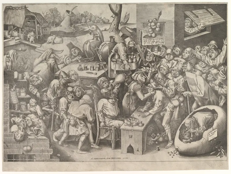 The Stone Operation or the Witch of Mallegem Wall Art by Pieter Bruegel the Elder - High-Resolution Digital Print