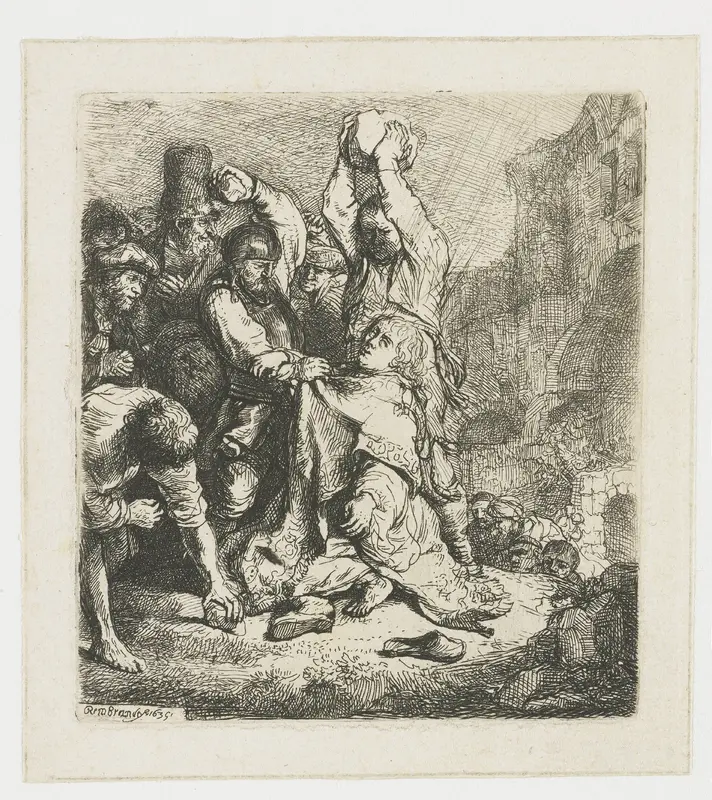 The Stoning of St Stephen Wall Art by Unknown - High-Resolution Digital Print