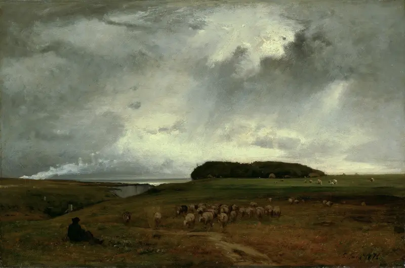 The Storm Wall Art by George Inness - High-Resolution Digital Print