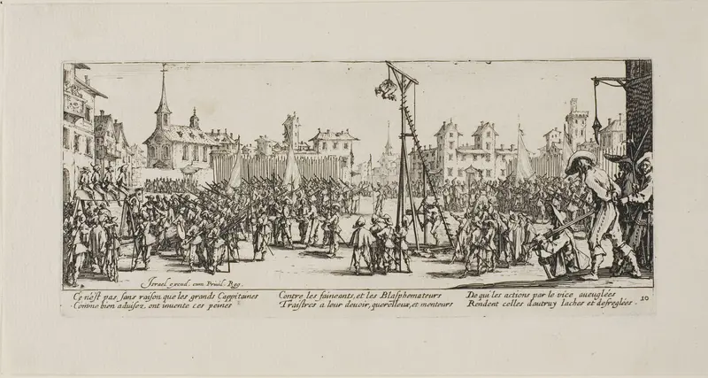 The Strappado, plate ten from The Miseries of War
