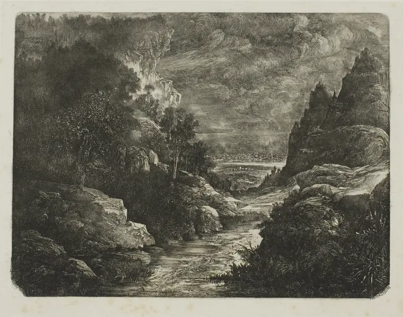 The Stream in the Gorge