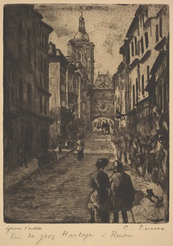The Street of the Grand Clock, Rouen