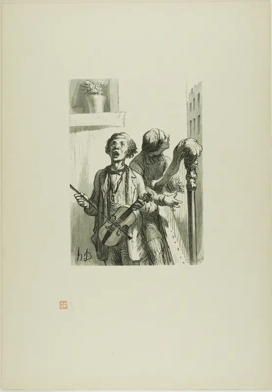 The Street Singers Wall Art by Charles Maurand - High-Resolution Digital Print