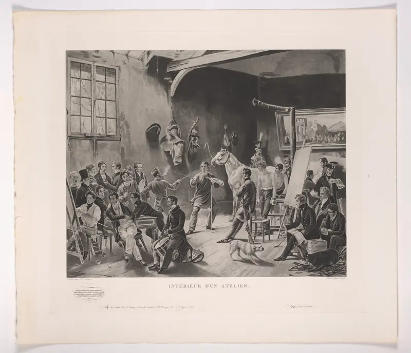 The Studio of Horace Vernet (Intérieur d'un Atelier)