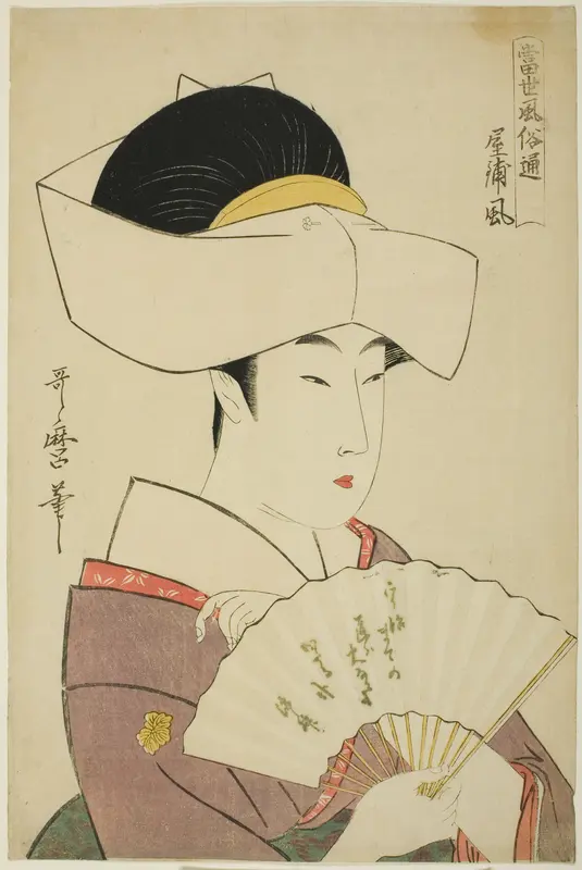 The Style of a Feudal Lord’s Household (Yashiki-fu), from the series Guide to Contemporary Styles (Tosei fuzoku tsu)