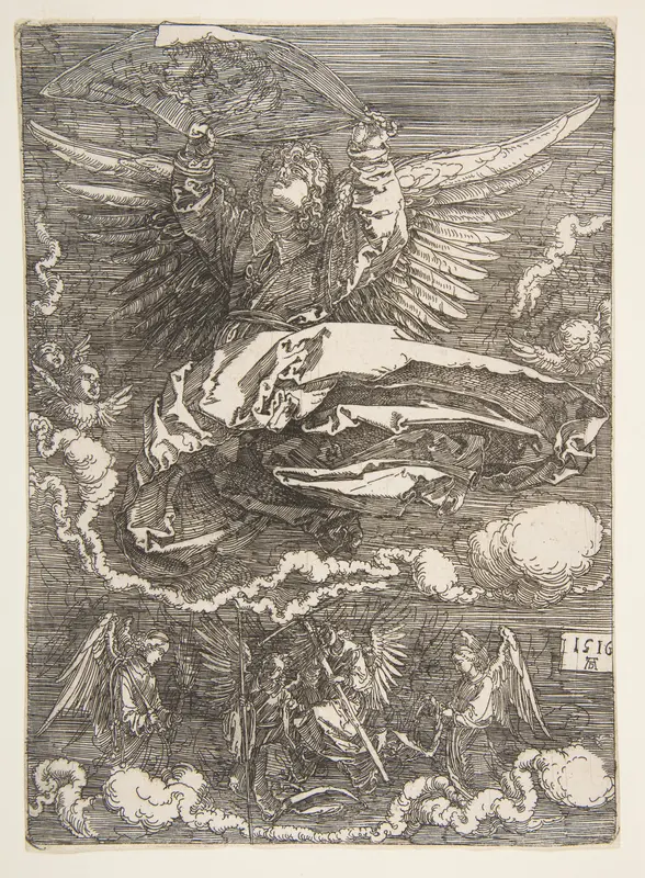 The Sudarium Displayed by an Angel Wall Art by Albrecht Dürer - High-Resolution Digital Print