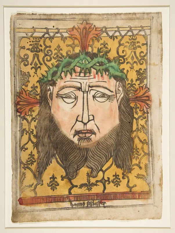 The Sudarium Wall Art by Hans Schlaffer of Ulm - High-Resolution Digital Print