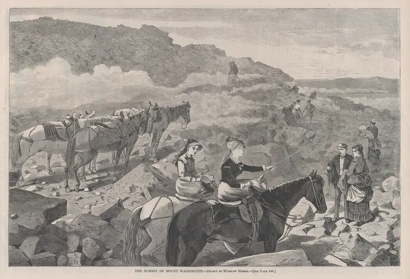 The Summit of Mount Washington (from "Harper's Weekly," Vol. XIII) Wall Art by Winslow Homer - High-Resolution Digital Print