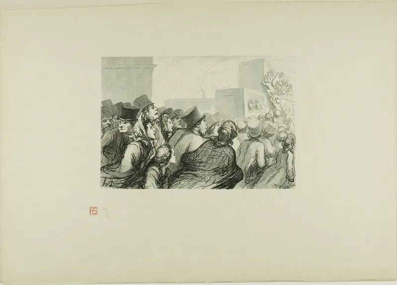 The Sunday Rush Wall Art by Charles Maurand - High-Resolution Digital Print