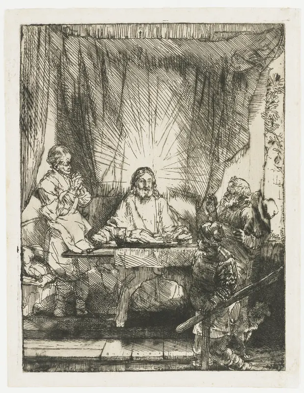 The Supper at Emmaus Wall Art by Unknown - High-Resolution Digital Print