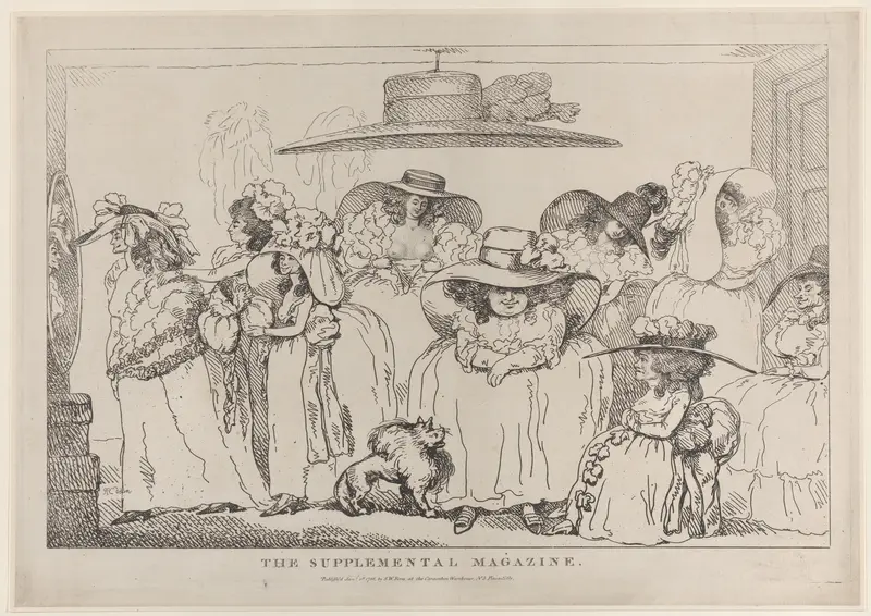 The Supplemental Magazine Wall Art by Thomas Rowlandson - High-Resolution Digital Print