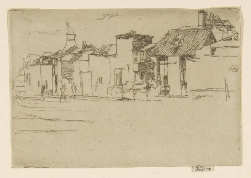"The Swan," Chelsea (The Old Swan Brewery, Chelsea) Wall Art by James McNeill Whistler - High-Resolution Digital Print