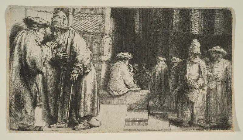 The Synagogue Wall Art by Rembrandt (Rembrandt van Rijn) - High-Resolution Digital Print