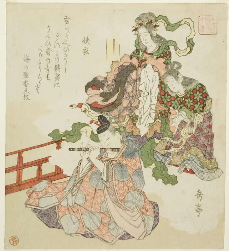 The Tale of Sagoromo, from the series "Ten Courtly Tales for the Honcho Circle (Honchoren monogatari juban)"