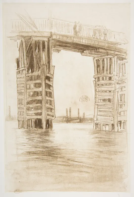 The Tall Bridge Wall Art by James McNeill Whistler - High-Resolution Digital Print
