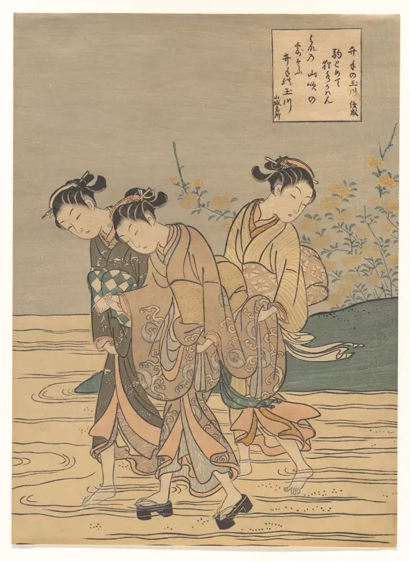 The Tama River at Ide, Yamashiro Province