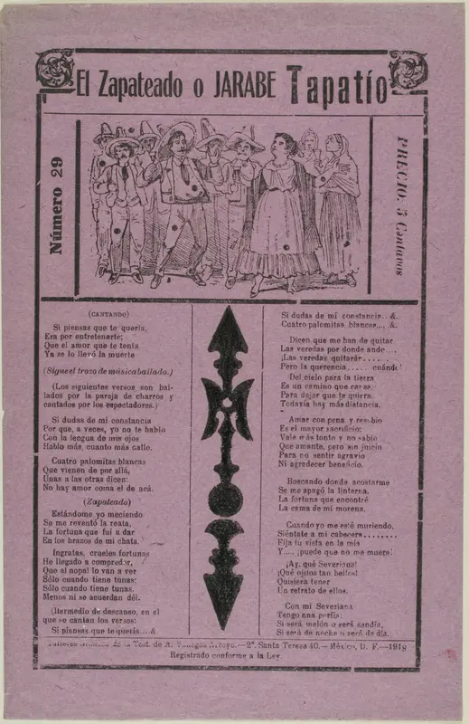 The Tap Dance Wall Art by José Guadalupe Posada - High-Resolution Digital Print