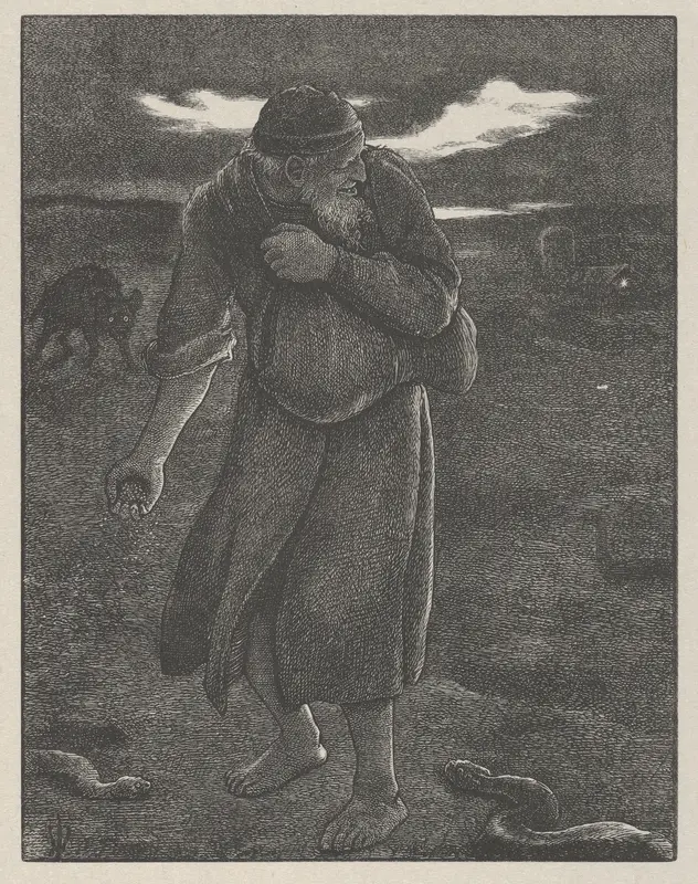 The Tares (The Parables of Our Lord and Saviour Jesus Christ) Wall Art by Sir John Everett Millais - High-Resolution Digital Print