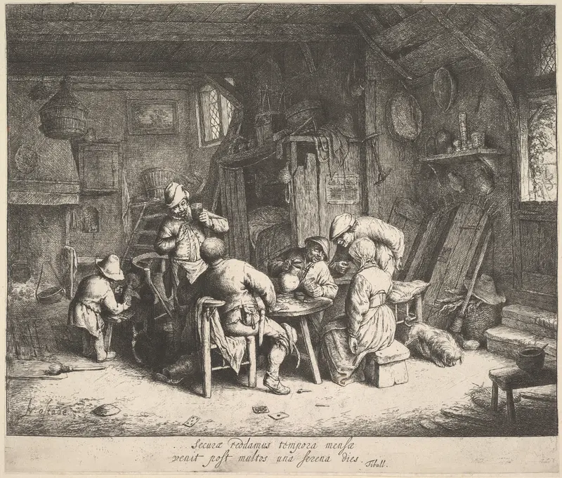 The Taste Wall Art by Adriaen van Ostade - High-Resolution Digital Print