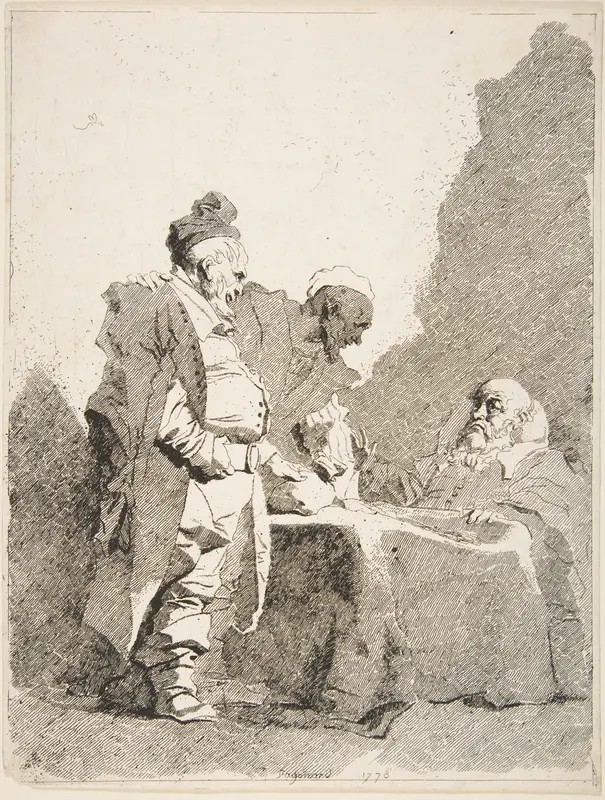 The Tax Collectors (Les Traitants) Wall Art by Jean Honoré Fragonard - High-Resolution Digital Print