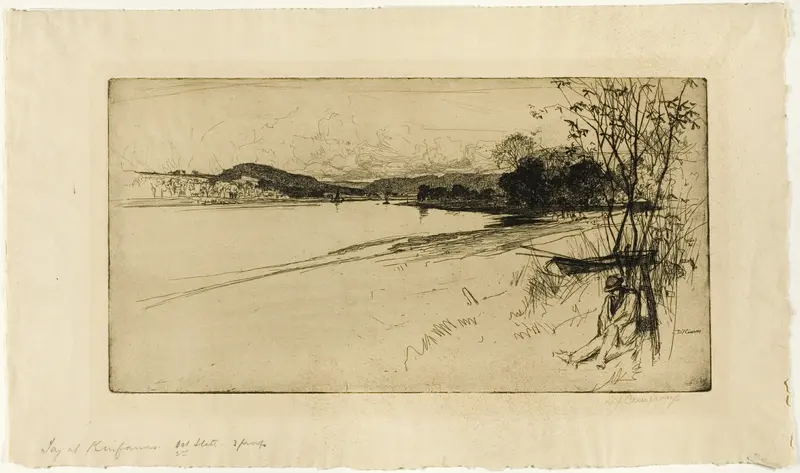 The Tay at Kinfauns Wall Art by David Young Cameron - High-Resolution Digital Print