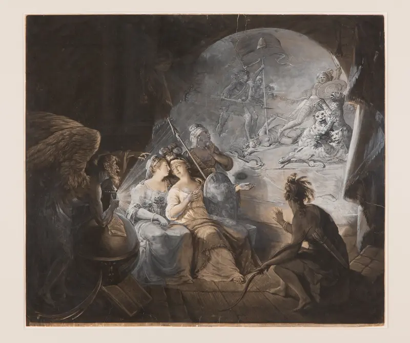 The Tea-Tax-Tempest (The Oracle) Wall Art by John Dixon - High-Resolution Digital Print