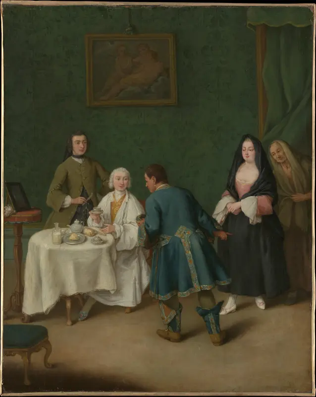 The Temptation Wall Art by Pietro Longhi (Pietro Falca) - High-Resolution Digital Print