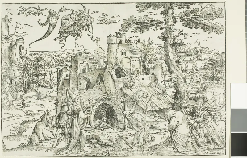 The Temptation of St. Anthony Wall Art by Jan Wellens de Cock - High-Resolution Digital Print