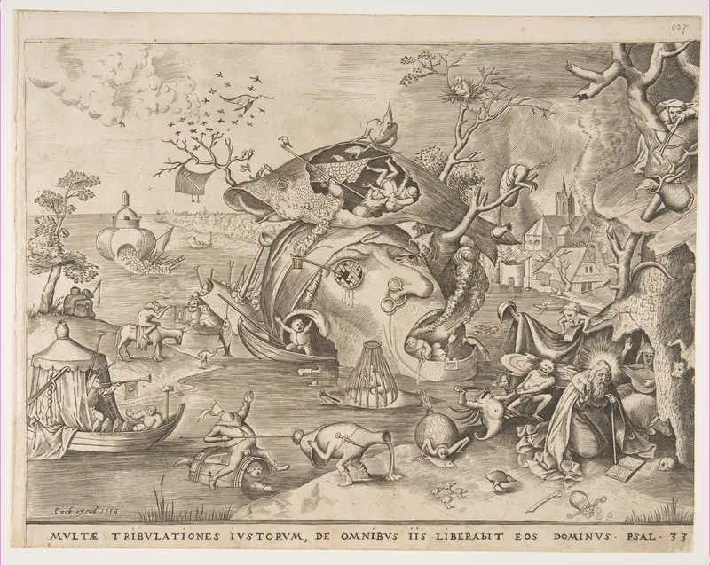 The Temptation of St. Anthony Wall Art by Pieter Bruegel the Elder - High-Resolution Digital Print