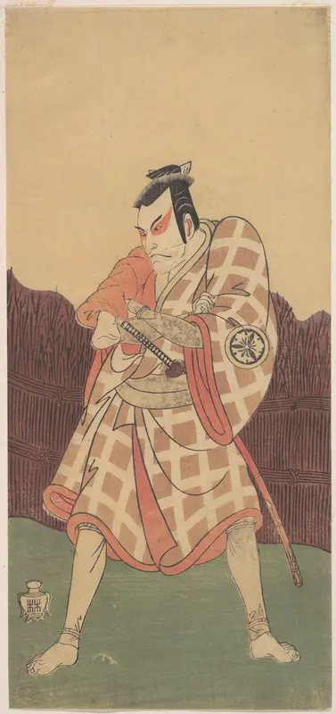 The Third Matsumoto Koshiro in the Role of Matsuomaru in "Sugawara"