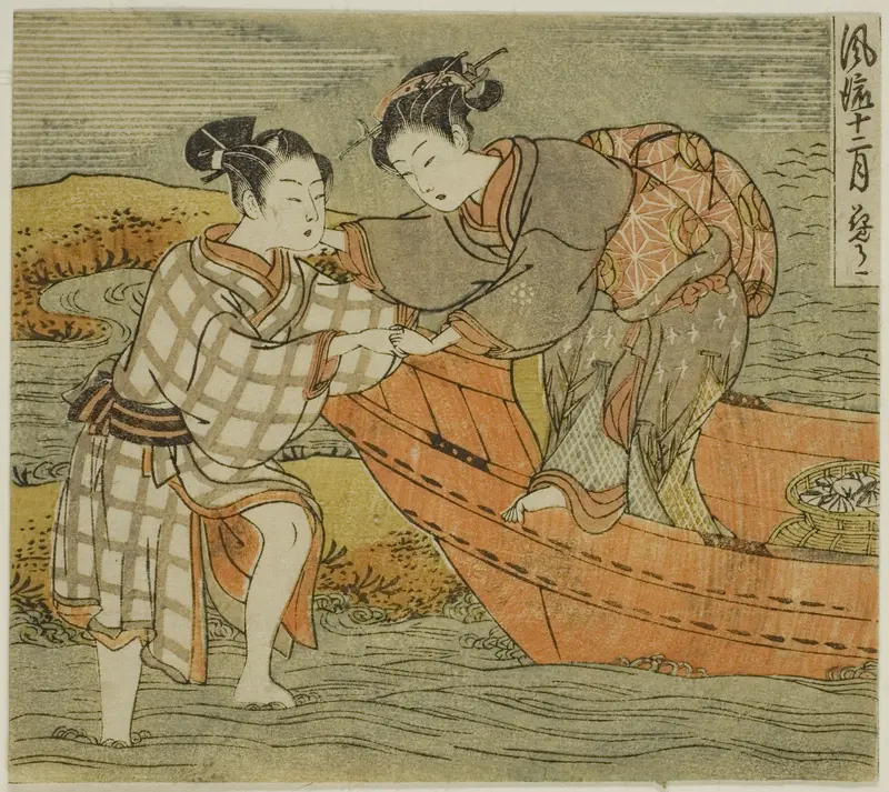 The Third Month (Hanamizuki), from the series "Fashionable Twelve Months (Furyu juni tsuki)"