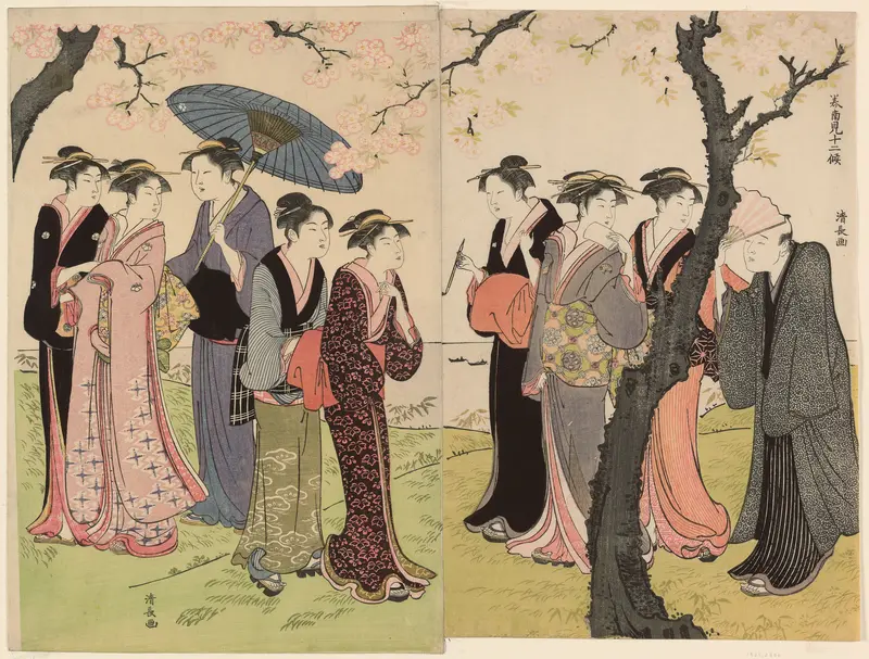 The Third Month (Sangatsu), from the series "Twelve Months in the South (Minami juni ko)"
