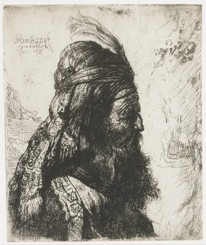 The Third Oriental Head Wall Art by Unknown - High-Resolution Digital Print