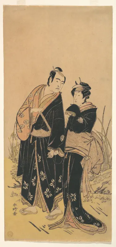 The Third Segawa Sojuro and the Third Segawa Kikunojo as Lovers